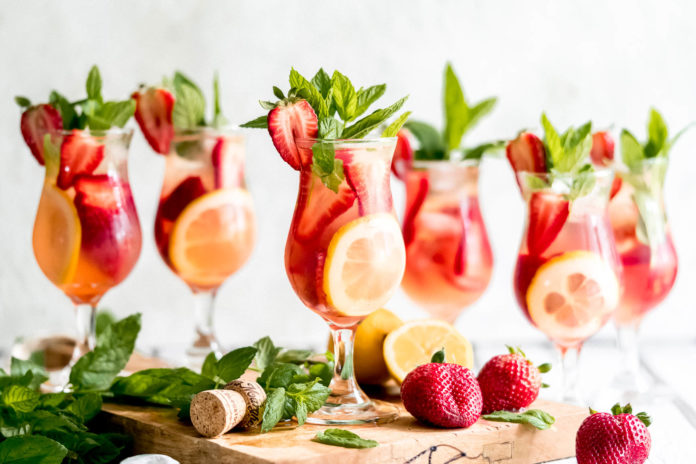 homemade strawberry wine
