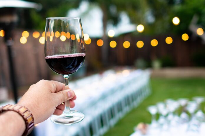 glass of wine